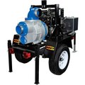 Springer Pumps AMT 5586-H6 6" Engine Driven Trash Pump-Skid, Honda V-Twin OHV, 1000gpm, Viton/SIC Seal, 6" In/Out 5586-H6